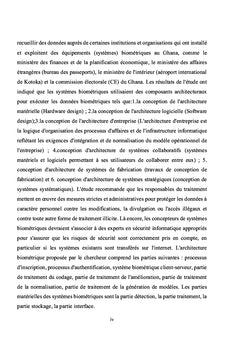 Concept fondamental des systèmes biométriques