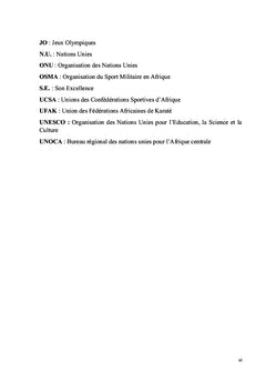 La Contribution du sport dans la promotion de la Paix