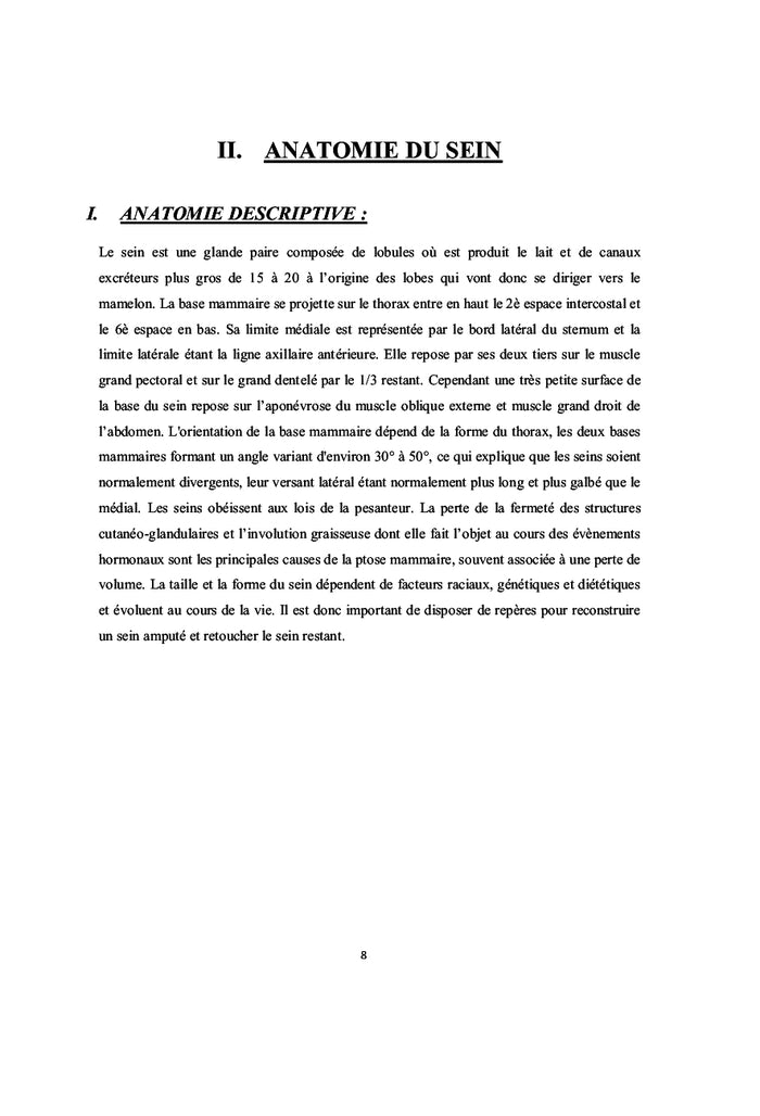 Reconstruction Mammaire par le Grand Dorsal Pur