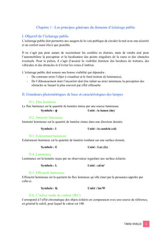 Économie d'énergie dans l'éclairage public