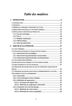Format et performance des tests