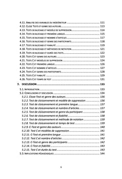 Format et performance des tests
