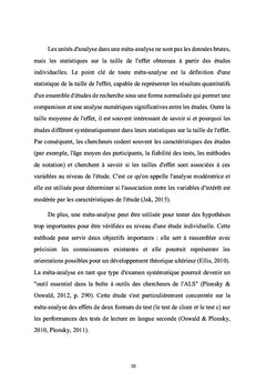 Format et performance des tests