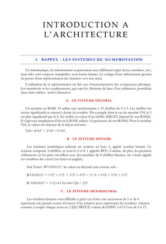 Architecture Des Ordinateurs