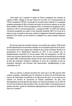 Union européenne des marchés de capitaux