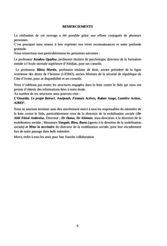 Le drame des femmes infectées par le VIH/SIDA