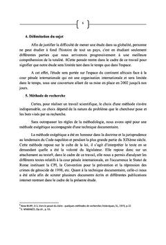 La cour pénale internationale face à l'Afrique :