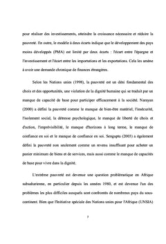 Aide extérieure, investissements publics et niveau de pauvreté