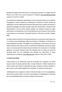 Isolats bactériens et antibiogrammes