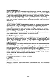 Un manuel sur la lubrification