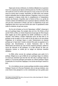 Chrétiens actifs en politique