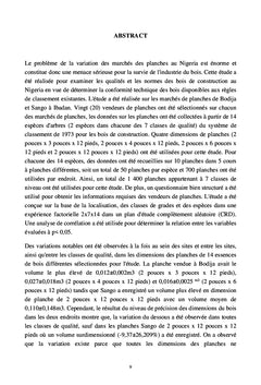 Évaluation technique des qualités des bois de construction