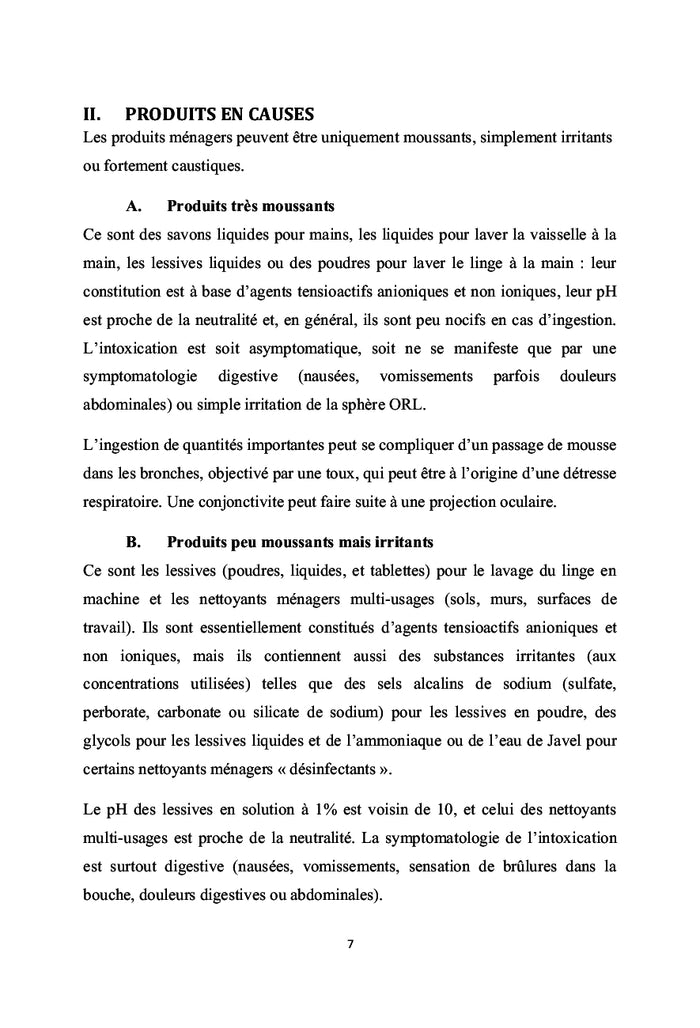 L'oesophagite caustique chez l'enfant