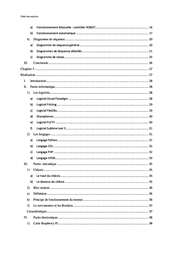 Robot mobile autonome à base Raspberry Pi3