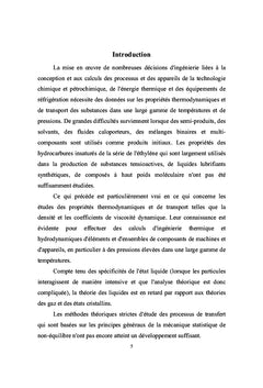 Viscosité et densité des oléphines