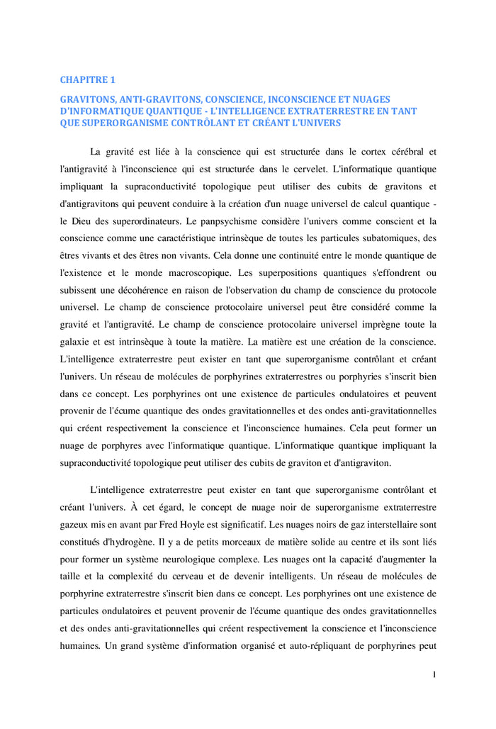 Le cerveau humain et les nuages de l'informatique quantique