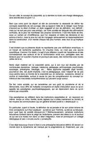 L'homme postmoderne devant le défi d´une corporéité saine