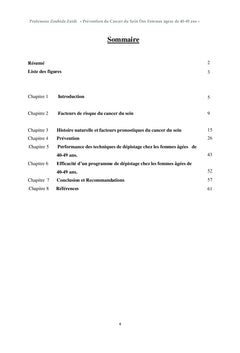Prévention du cancer du sein des femmes âgées de 40-49 ans
