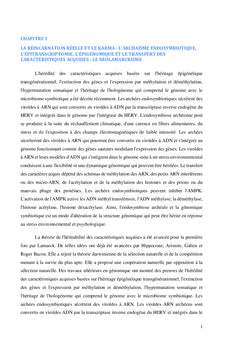 Réincarnation réelle - Archaebactéries endosymbiotiques