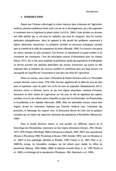 Le régime alimentaire et la flore bactérienne des hirondelles