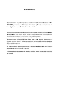 Prévention et responsabilité civile délictuelle en droit sénégalais