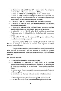 EVALUATION DE LA REFORME DE LA TVA EN RDC ET SON IMPACT SUR LE CLIMAT DES AFFAIRES