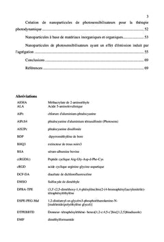 Nanoparticules avec l'agrégation induite