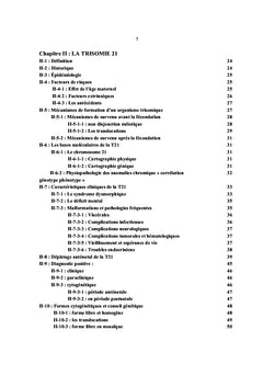 Trisomie 21: Expérience du Laboratoire de Cytogénétique CHU de Sétif