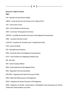 Analyse des Stratégies de Relance des Activités Génératrices des Revenues à Mumosho Centre