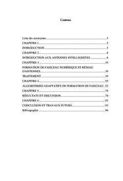 Pilotage adaptatif des antennes à l'aide de l'algorithme INLMS