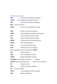 Pilotage adaptatif des antennes à l'aide de l'algorithme INLMS