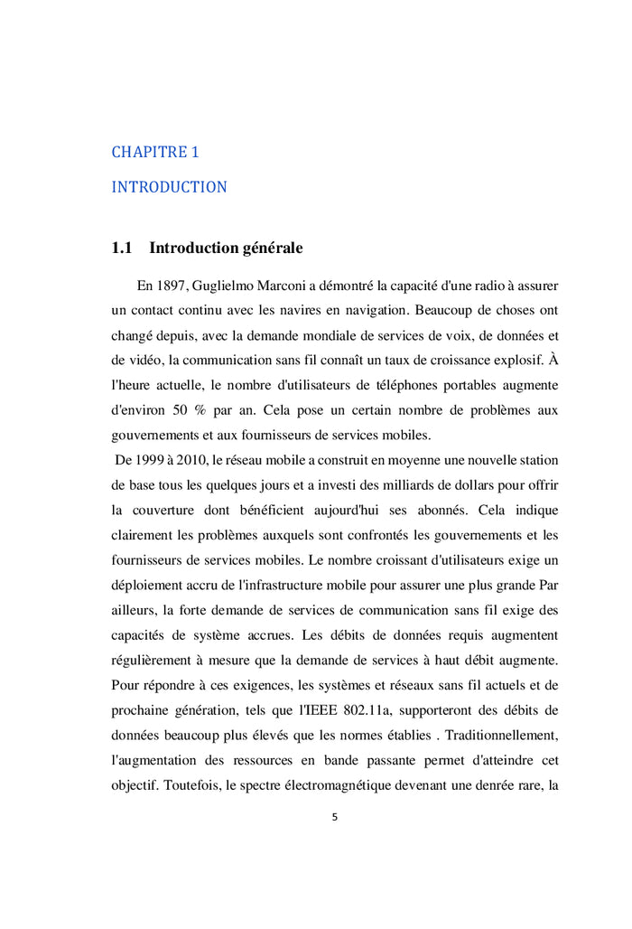 Pilotage adaptatif des antennes à l'aide de l'algorithme INLMS