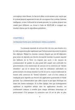 Pilotage adaptatif des antennes à l'aide de l'algorithme INLMS