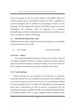 Évaluation d'un paramètre de convertisseur A/N