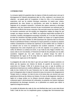 Dommages au revêtement des tunnels par la DGBEM