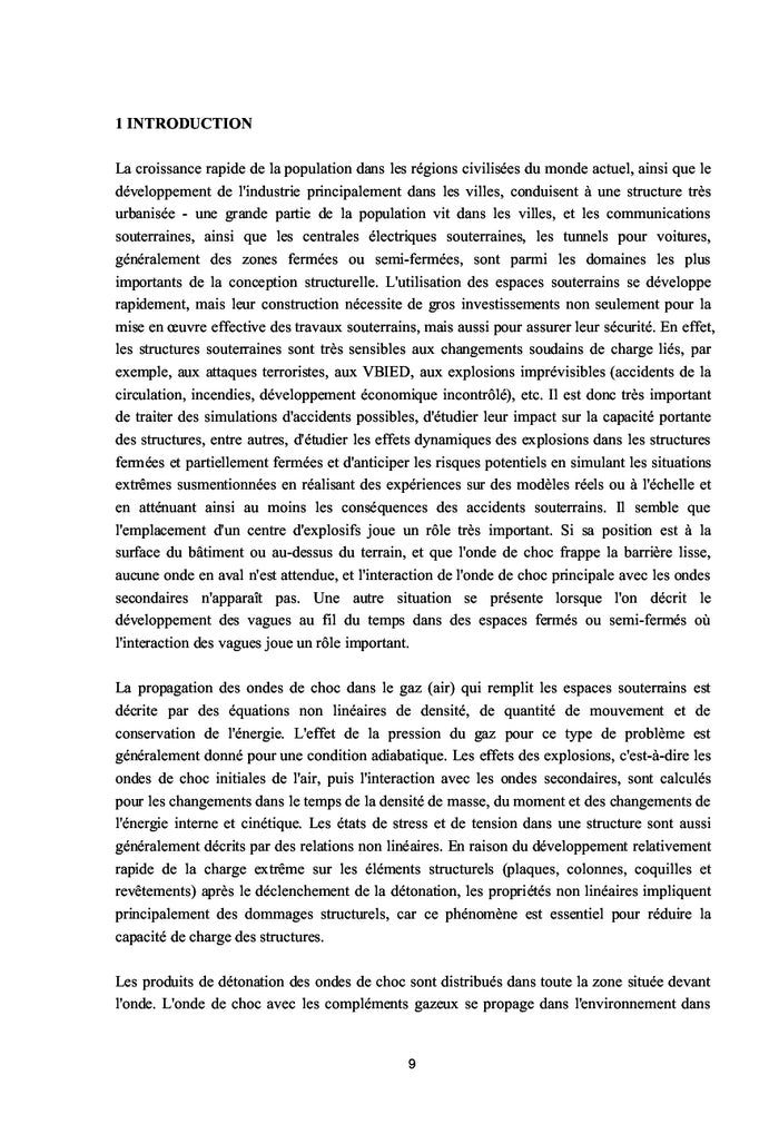 Dommages au revêtement des tunnels par la DGBEM