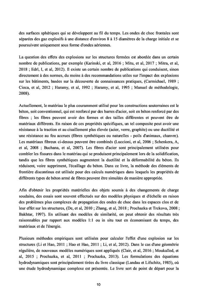 Dommages au revêtement des tunnels par la DGBEM