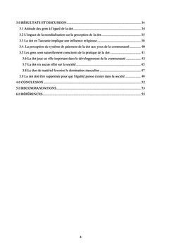 La pratique du paiement de la dot en Tanzanie