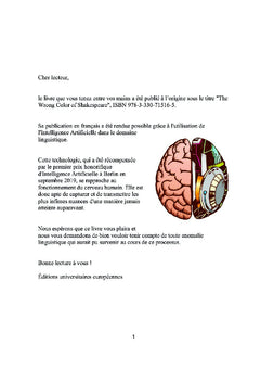La mauvaise couleur de Shakespeare
