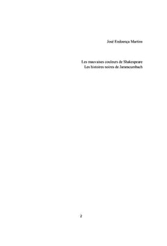 La mauvaise couleur de Shakespeare