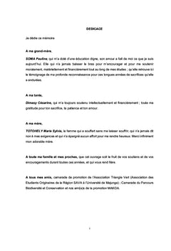 Étude architecturale des caféiers sauvages endémiques