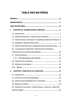 La conception universelle des automobiles