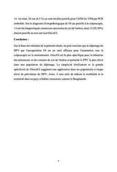Un outil facile pour le dépistage des lésions cervicales