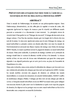 Prévention de l'attaque par trou noir sur les données grâce à Honeypot