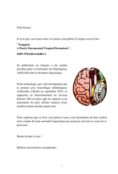 TungiasisUne dermatose tropicale mal documentée
