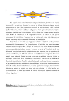 Création et partage de la valeur au sein des Projets Open Source