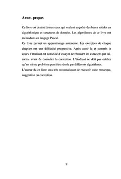 Algorithmique et programmation en Pascal