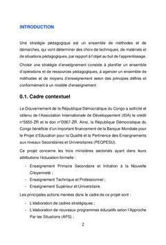Stratégies Pédagogiques Innovantes pour la Qualité de l'Enseignement