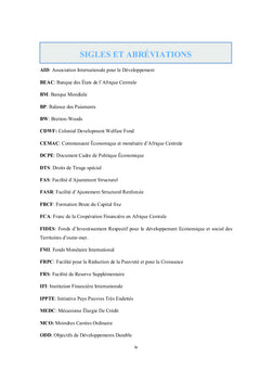 Programmes du FMI et Performances Économiques en CEMAC