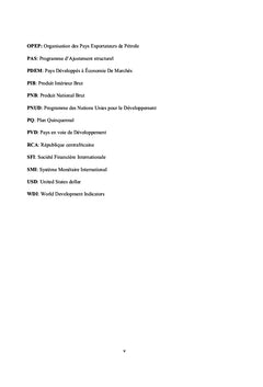 Programmes du FMI et Performances Économiques en CEMAC